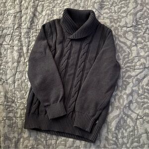 Like New Boys Black Cable Knit Sweater